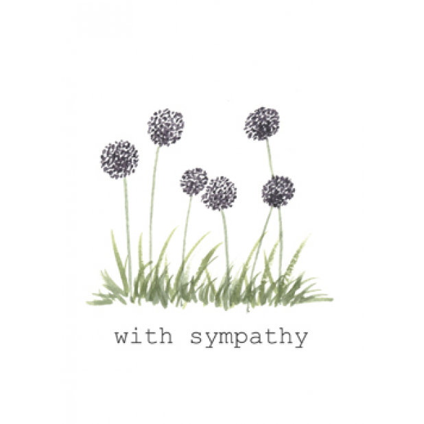 Sympathy Blue Flowers