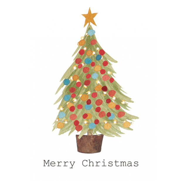Christmas tree, Happy Christmas, Christmas card, Merry Christmas